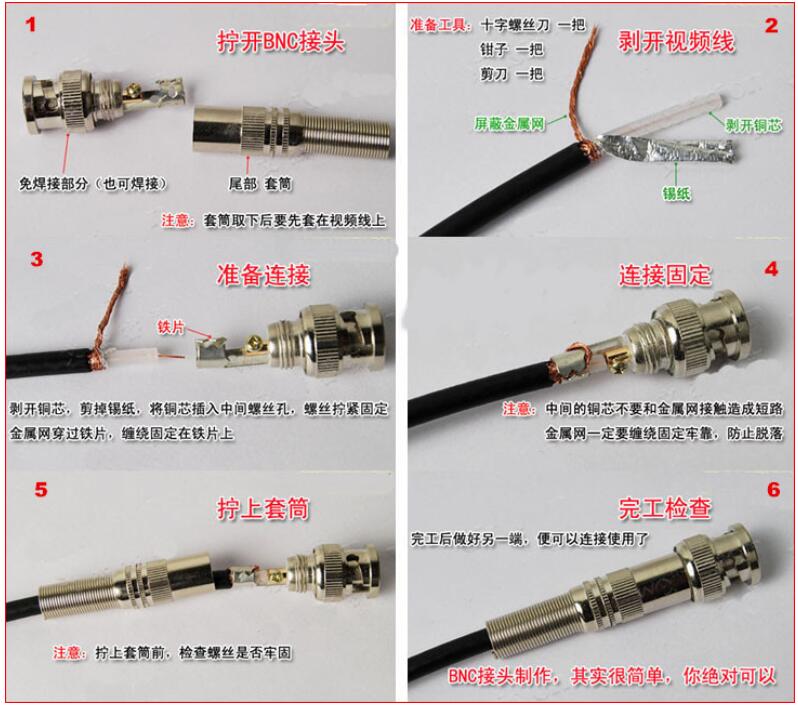 最后再來(lái)看看bnc接頭接法步驟圖解 最后再來(lái)看看bnc接頭接法步驟圖解